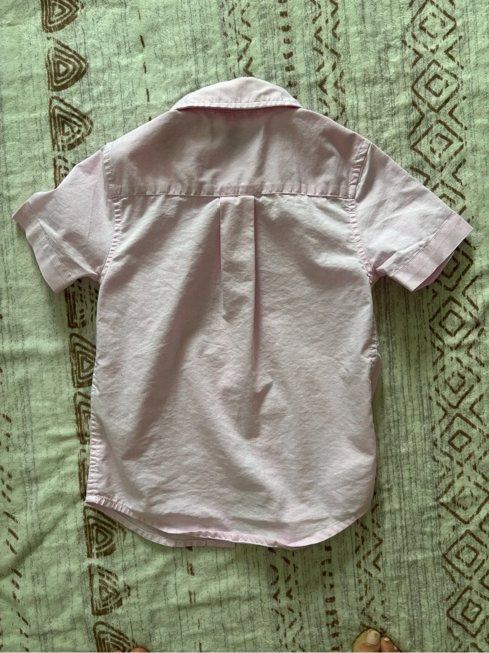 NWOT Boys’ Ralph Lauren Pink Short-Sleeve Oxford Shirt